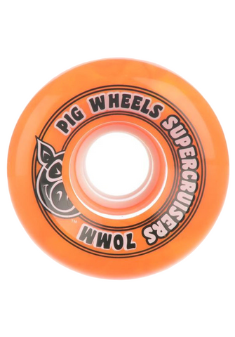 Pig Wheels 'Supercruisers' 85A Wheels 70mm - Orange