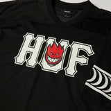 HUF x Spitfire 'End Zone' Jersey - Black