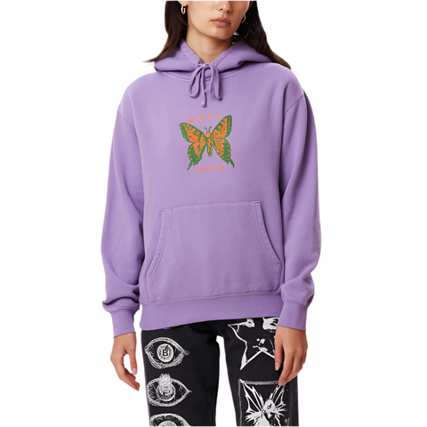 Obey 'Social Butterfly' Hoodie - Lavender Silk