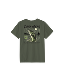 Dark Seas 'Small Mouth' Tee - Bronze Green