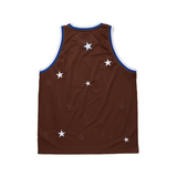 HUF 'All Star' Basketball Jersey - Brown/Blue
