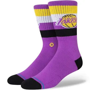 Stance x NBA 'Los Angeles Lakers' Socks - Purple/Yellow