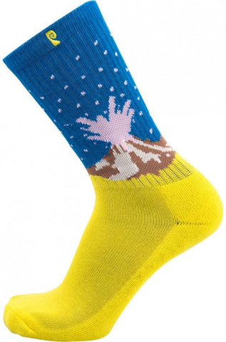 Psockadelic 'Volcano' Socks - Neon