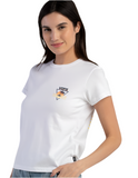 Vans 'Get Away' Cropped Tee -  White (Women's)