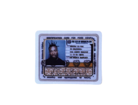 Color Bars x Ol’ Dirty Bastard 'CD' Sticker - Blue