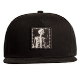 Fallen 'Barbed Bones' Snapback Cap - Black/White