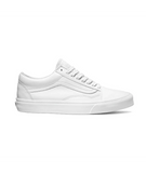 Vans 'Old Skool' Shoes - (Classic Tumble) True White