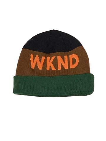 WKND 'Collision' Beanie - Jade Brown
