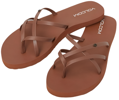 Volcom 'New School ll' Sandals -Brown