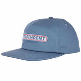 Independent 'Bar Logo' Snapback Cap - Slate Blue