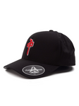 Red Dragon 'Flexfit Delta' Cap - Black/Red