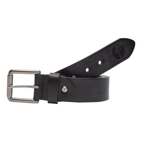 Red Dragon Genuine Leather Belt - Matte Black