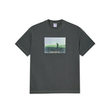 Polar Skate Co. 'Beach Walk Contrast' Tee - Graphite/Green