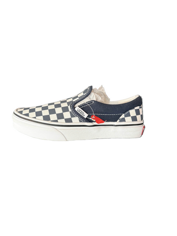 Vans 'Classic Slip-On' Shoes - Parisian Night Checkerboard (KIDS)