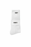 Obey 'Bold' Socks - White