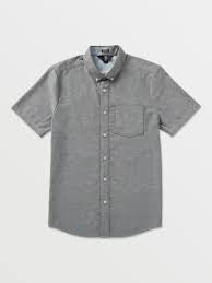 Volcom 'Everett Oxford' Short Sleeve - Black
