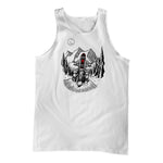 Red Dragon 'Road Trip' Tank Top - White
