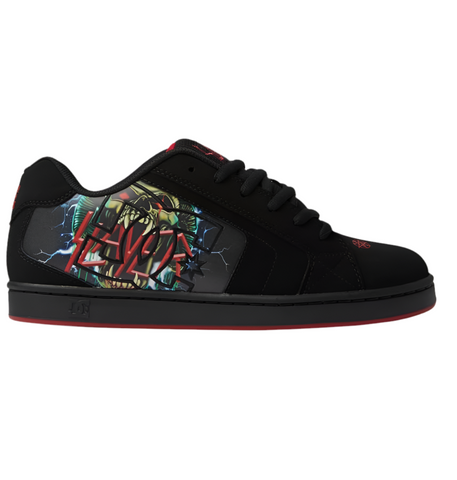 DC Shoes x Slayer 'Net' Shoes - Black/Red