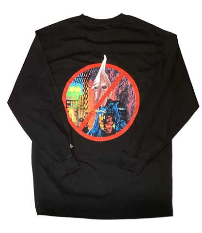 Diamond Supply Co. 'No Cops' L/S Tee - Black