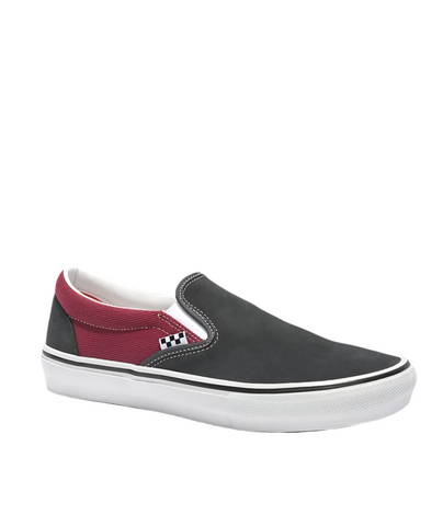 Vans 'Skate Slip-On' Shoes - Asphalt/Pomegranate