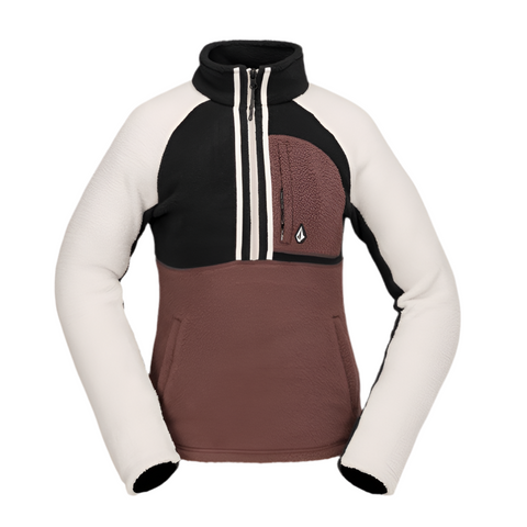 Volcom 'Demi Half' Zipper Vest - Mahogany