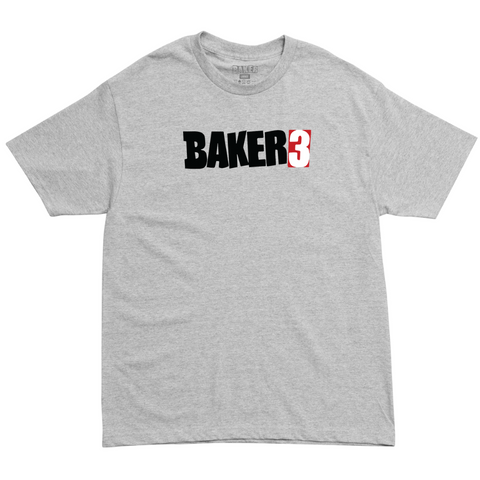 Baker 3 Tee - Heather Grey