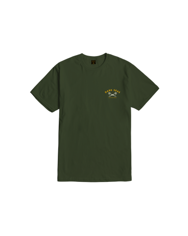 Dark Seas 'Headmaster V3' Tee - Military Green