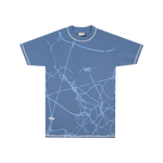 Frosted 'Wire' Tee - Navy