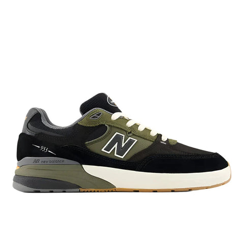 New Balance Numeric 'Reynolds 933' Shoes - Black/Green