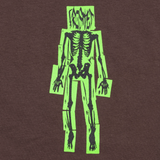 Frosted Skateboards 'X-ray' Tee - Brown