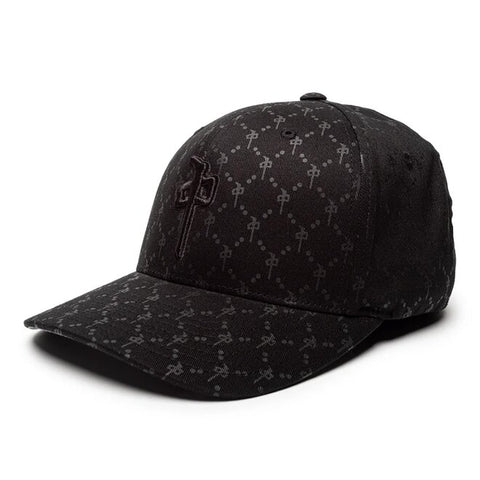 Red Dragon 'OG Puffy CC Pattern' Flexfit Cap - Black