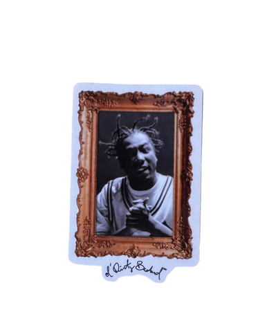 Color Bars x Ol’ Dirty Bastard 'Portrait' Sticker - Gold