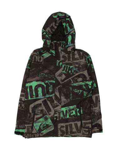 Quiksilver 'Next Mission Print Y' Jacket - Green/Black (KIDS)