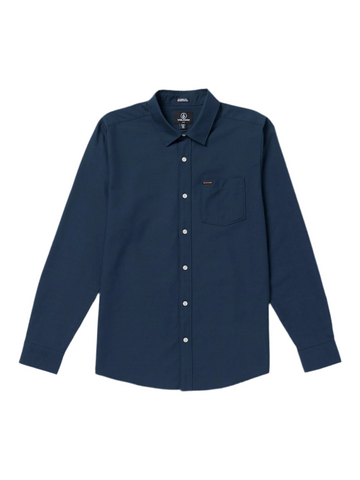 Volcom 'Veeco Oxford LS' Shirts - Navy
