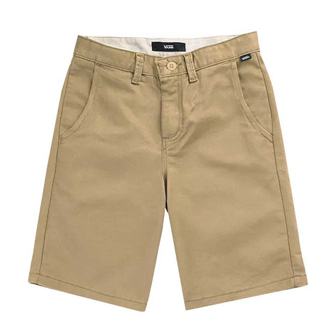 Vans 'Authentic' Chino Shorts - Beige (Kids)