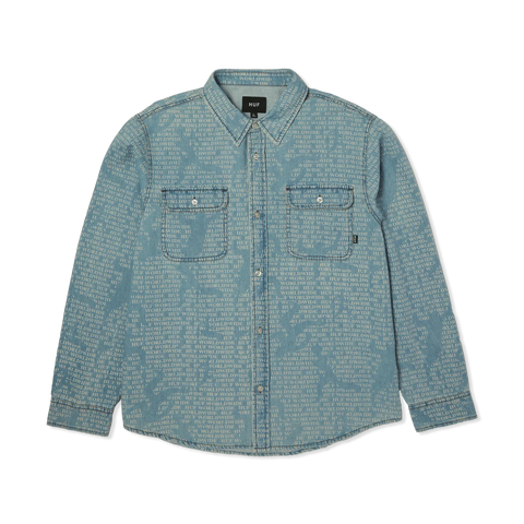 HUF 'Ceremony' Denim Shirt - Indigo