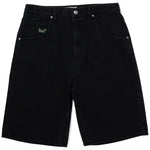 HUF 'Cromer' Baggy Jean Shorts - Washed Black