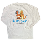 Diamond Supply Co. 'New York' L/S Tee - White