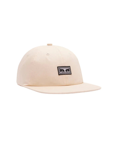 Obey 'Icon Eyes 6-Panel Strapback' Cap - Khaki