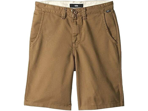 Vans 'Authentic' Stretch Shorts - Dirt (KIDS)