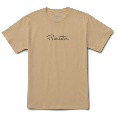 Primitive 'Nuevo Pigment' Heavyweight Washed Tee - Khaki
