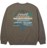 HUF 'Worldwide Network' Crewneck - Grey