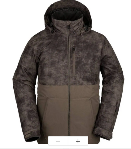 Volcom 'Deadly Stones' Insulated Jacket - Bleached Brown
