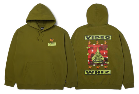 HUF 'Video Genie' Pullover Hoodie - Olive – LEXXOSEPT