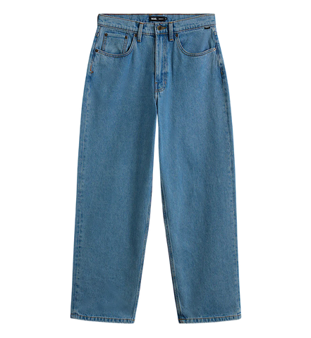 Vans 'Check-5' Baggy Jeans - Stonewashed Blue (Black Patch)