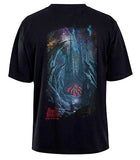Fallen 'Outer Realms' Tee - Black/Blue/Red