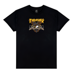 Thrasher X AntiHero 'Eaglegram' Tee - Black