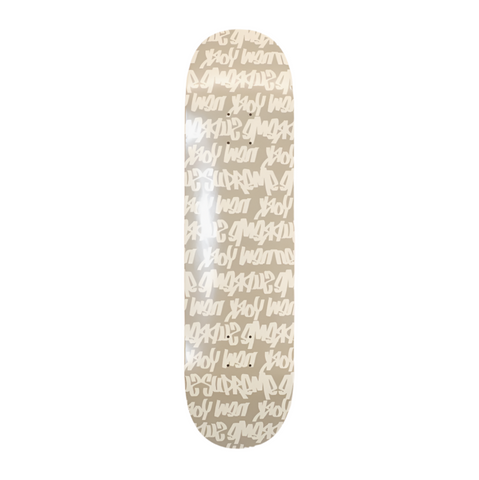 Supreme 'Fat Tip' Skate Deck - Tan
