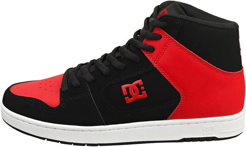 DC 'Manteca 4 High' Shoes - Black/Red