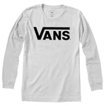 Vans 'Classic' L/S Tee (Boys) - White